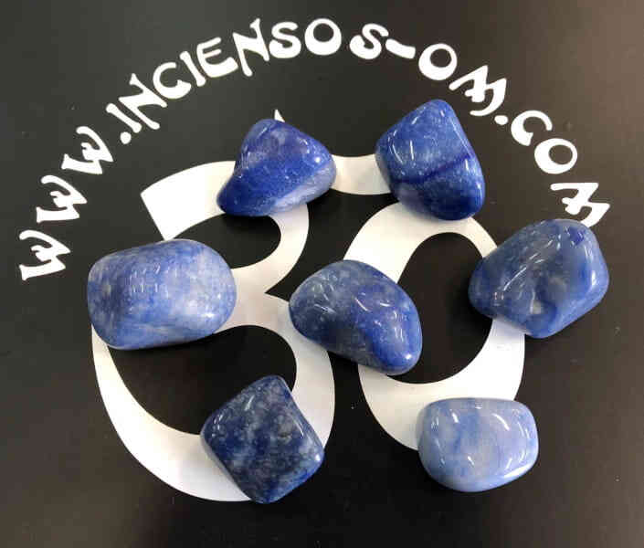 Rodado Cuarzo Azul 3 cm aprox